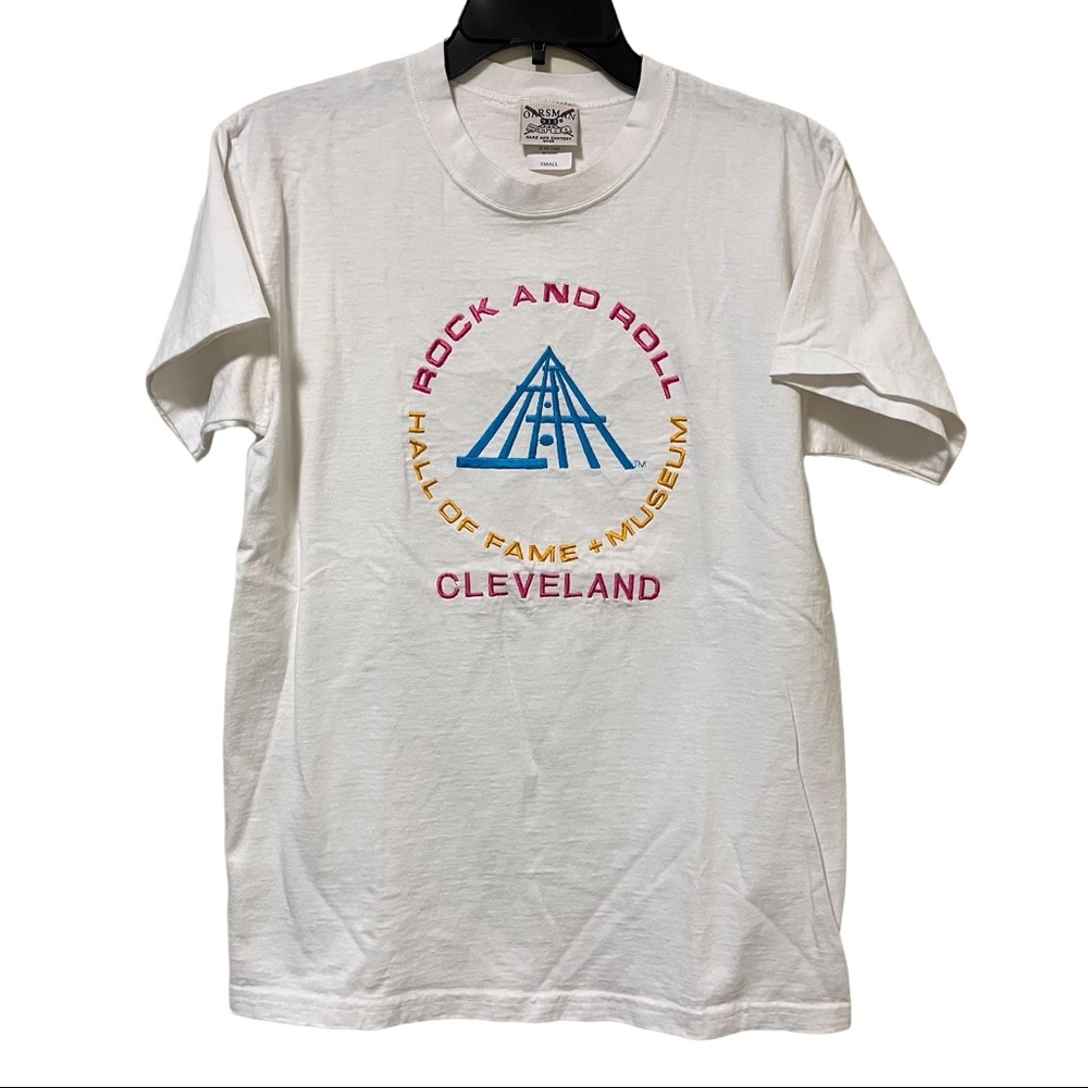 Vintage Oarsman Rock & Roll Hall Of Fame Embroidered Tee